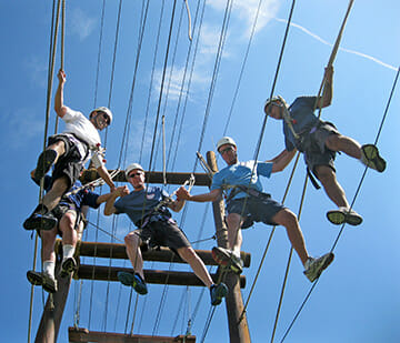 Ropes Course - High & Low - Team Building - Adventure Associates