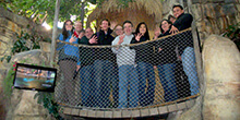 A team poses after creating listening guidelines during our team building event in Denver Colorado