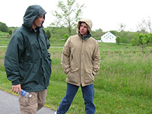 Colleagues discuss goals and plans for the year during our Breakthrough Trek corporate training workshop