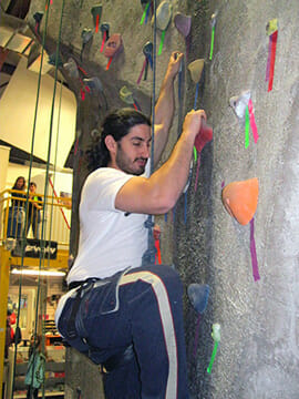 Learning climbing technique