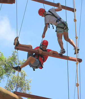 Conquering the Giant’s Ladder together