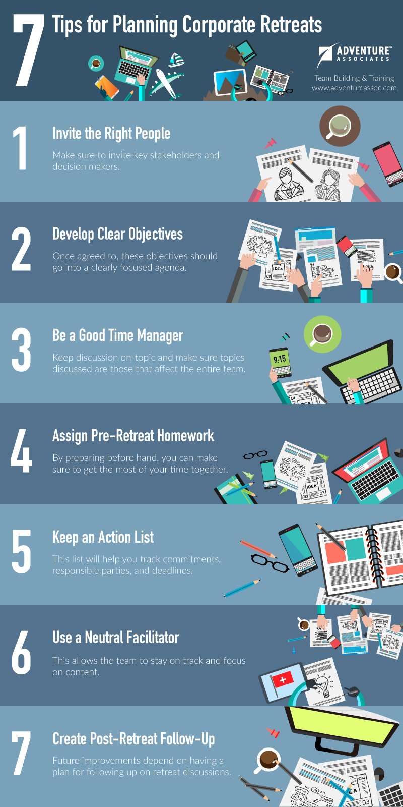 7-tips-for-planning-corporate-retreats-infographic